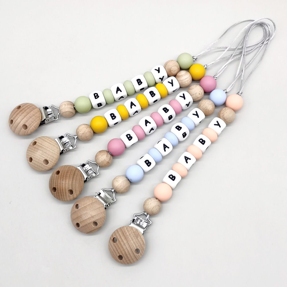 Baby Products In - Aangepaste Naam Fopspeen Clips Keten Siliconen