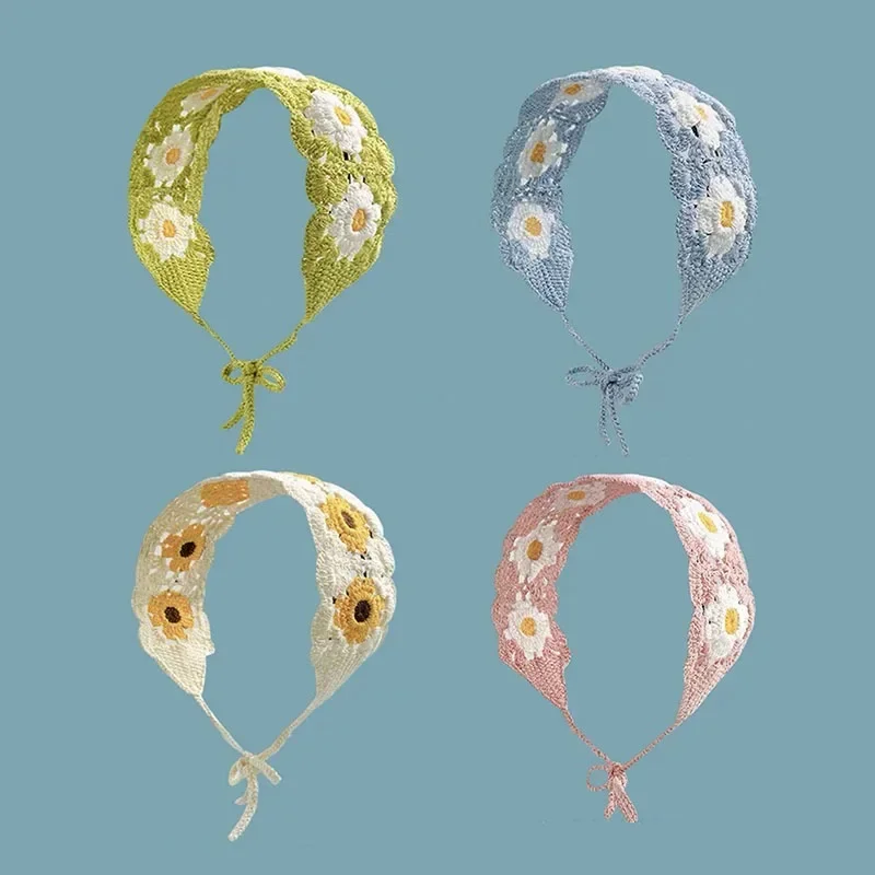 Baby Products Trending - Koreaanse Ins Ouder-Kind Zonnebloem Hoofdband Gehaakte