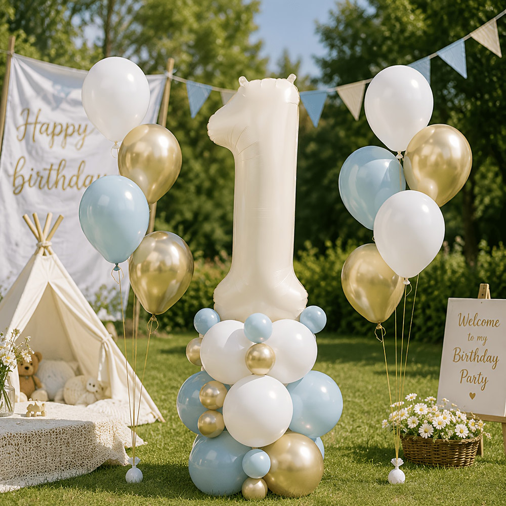 39 stuks crèmekleurige ballonn - Baby Products Lotion recensie en prijs